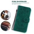 thumbnail image 5 of Nalacover for iPhone 14 Pro Wallet Case,Luxury Embossed Sun Flower Pattern PU Leather Soft TPU Magnetic Flip Folio Book Credit Card Holder Shockproof for Women Men Phone Cover+Wrist Strap.Green, 5 of 7