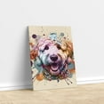 thumbnail image 3 of Goldendoodle Portrait Watercolor Vintage Retro Styles Vertical Matte Canvas Poster Doodle Dog Lover Gifts Idea Wall Art Home Decor - 00001, 3 of 5