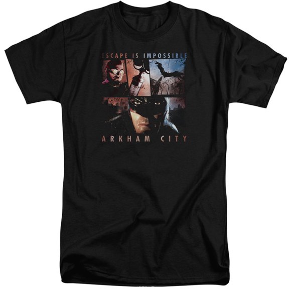 Arkham City - Escape Is Impossible - Tall Fit Short Sleeve Shirt - XX-Large