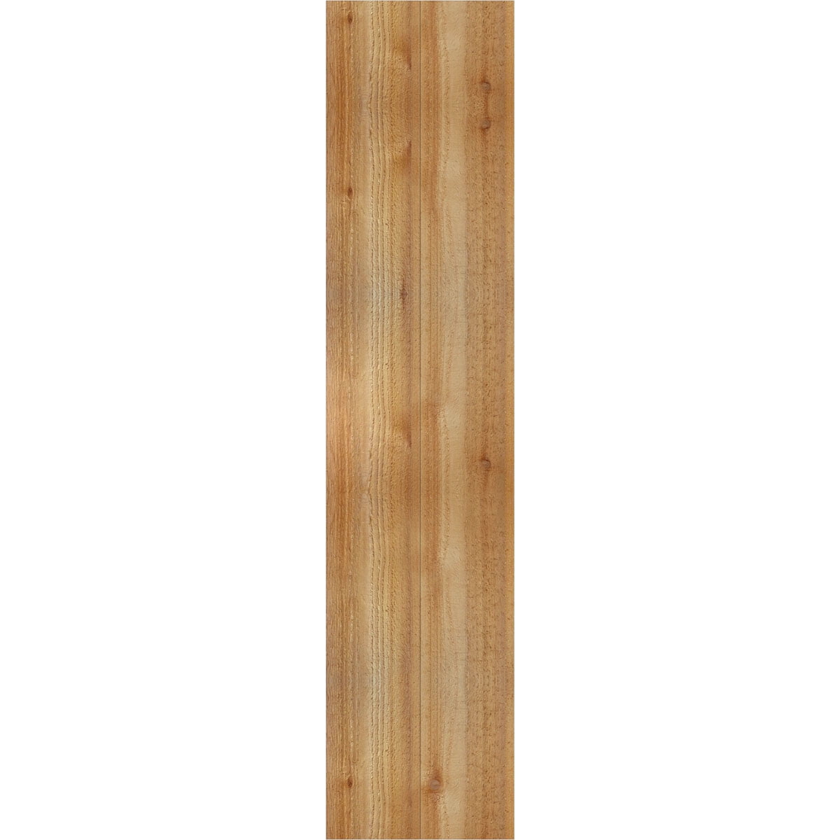 10 3/4"W X 48"H Timbercraft Two 5 3/8" Boards Joined Board-N-Batten Shutters W/Z-Bar, Rough Sawn Western Red Cedar (Per Pair)