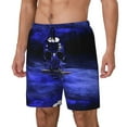 thumbnail image 2 of Fotbe Steel Skull Men’s Swim Trunks Quick Dry Swim Shorts Board Shorts with Mesh Lining-X-Large, 2 of 9