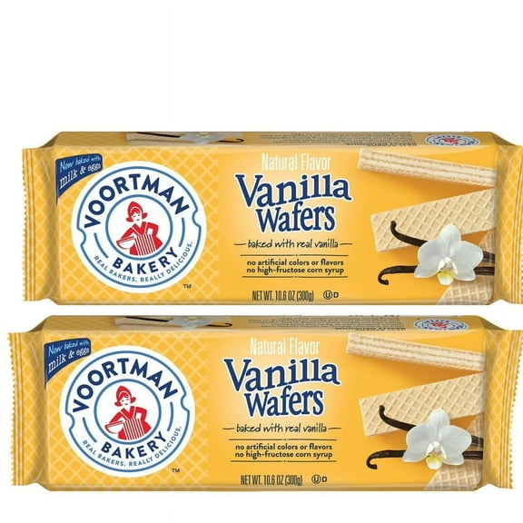 2PACK Voortman Vanilla Wafer 10.6 oz