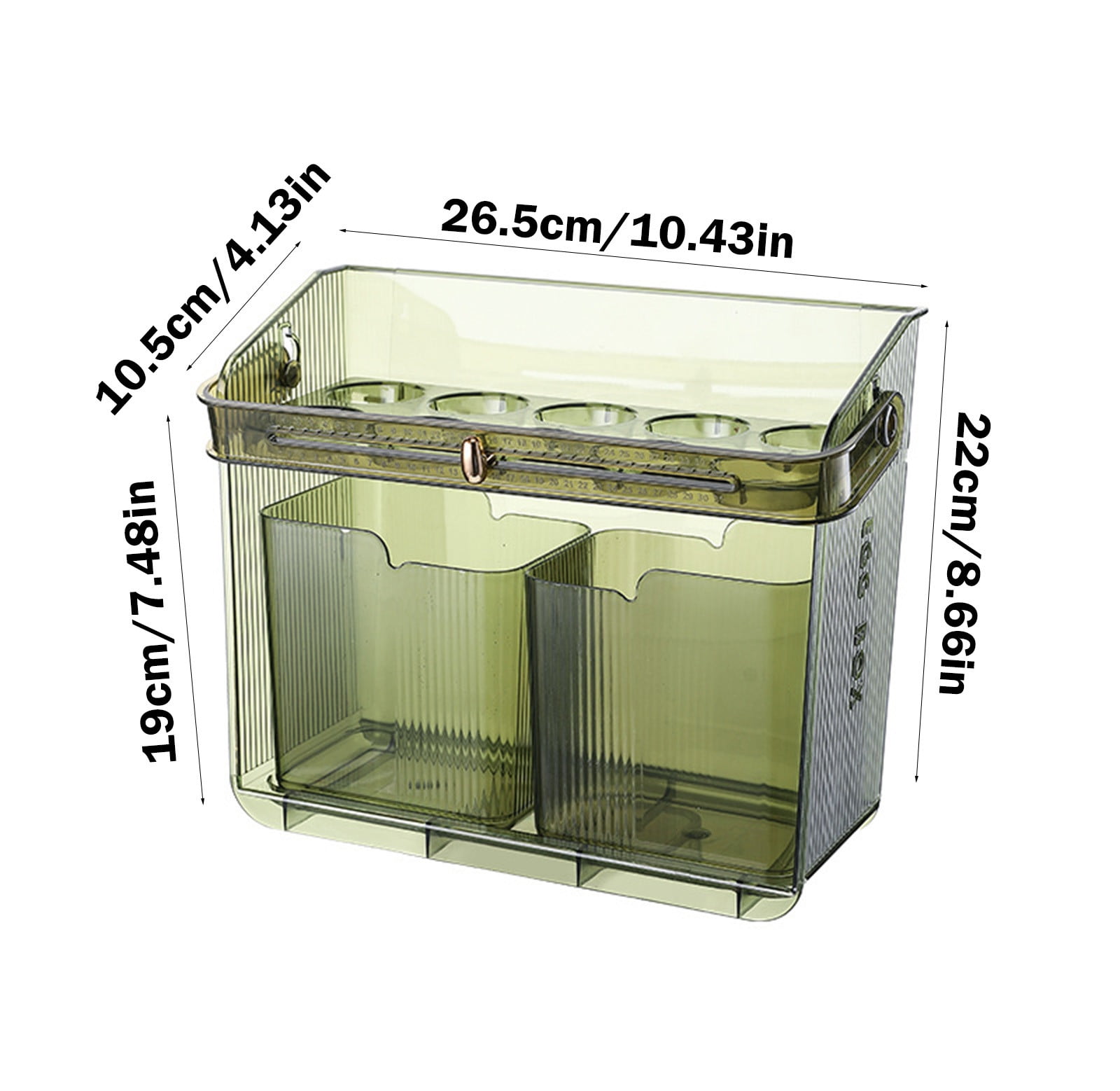 Refrigerator Door Egg Container,Multi Layer Egg Holder Rack,With Handle Storage Organizer,Stackable Anti Break Egg Tray,Fridge Countertop Organizer Box,Space Saving Fresh Keeper