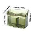 thumbnail image 3 of Eggs Organizer for Refrigerator Door with Handle & Timer Stackable Plastic Egg Tray Holds 10 Eggs Includes 2 Small Storage Boxes for Fruits Vegetables & Kitchen Countertop, 3 of 7