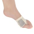 thumbnail image 3 of Paquete de 4 tangas de ballet negras, tangas de ballet con barriga en el antepié, zapatos de baile de ballet protectores para gimnasia de ballet del vientre (tono de piel negro/37-38), 3 of 4