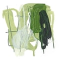 thumbnail image 2 of Vess, June Erica 20x20 White Modern Wood Framed Museum Art Print Titled - Jade Schematic VII, 2 of 4