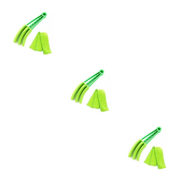 Yuarrent Cepillo de limpieza del obturador del aire acondicionado Cepillos de sombra de ventana reutilizables de mano portátiles Herramientas Type1 NO1