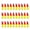 Red and yellow, variant on CEORPER 30Pcs Fishing Float Long Cast Fishing Catfishes Float Slip Rod Float