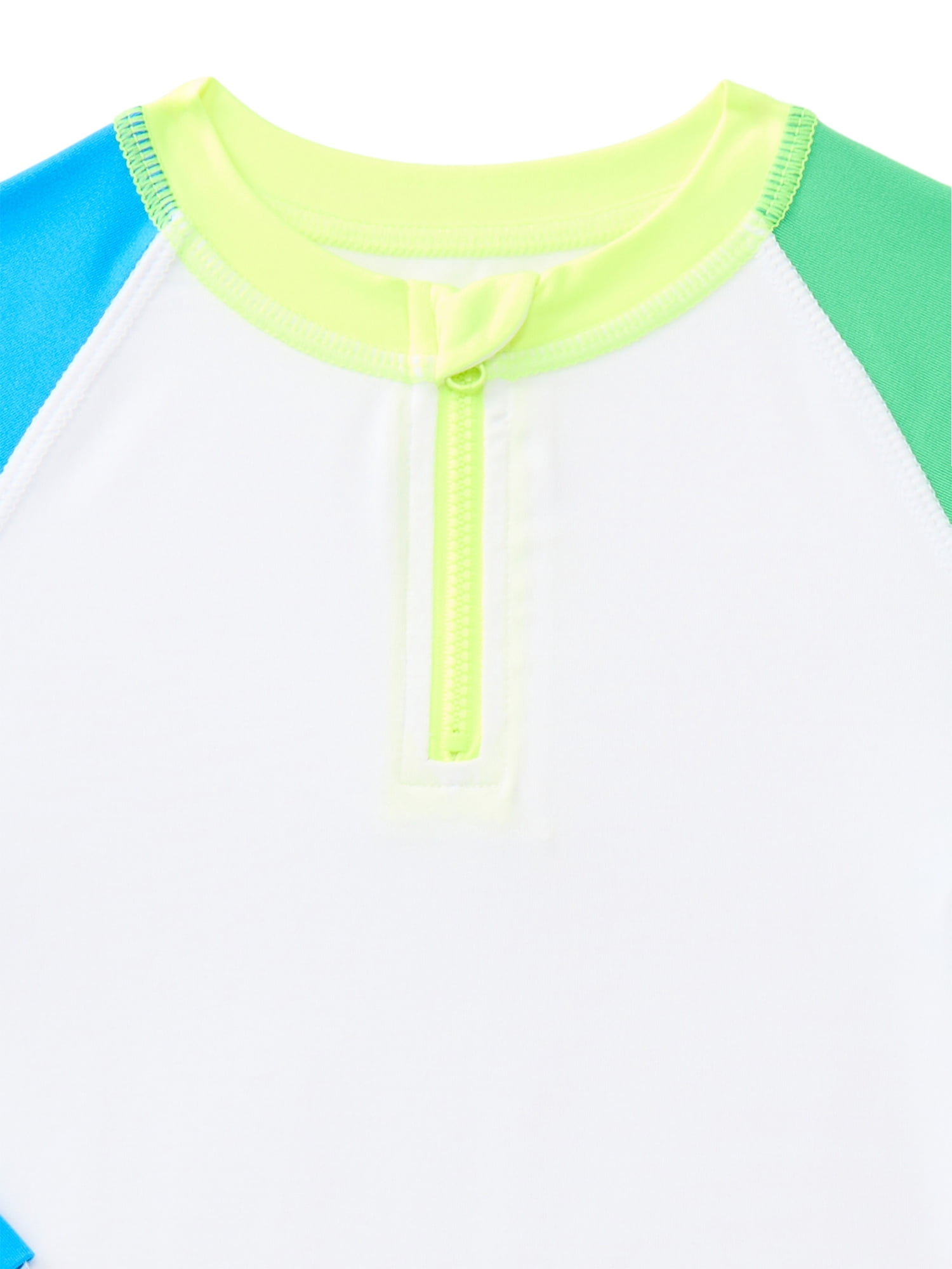 Wonder Nation Baby and Toddler Long- Sleeve Rash Guard, Sizes 12M-5T
