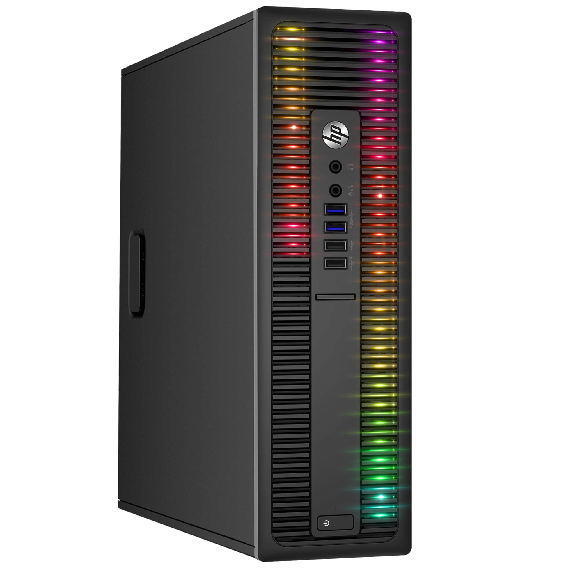 HP ProDesk Desktop RGB Lights Computer i5 Processor, 24 Inch