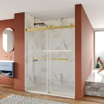 DeerValley DV-1SD052 Concord 56" - 60" W x 76" H Double Sliding Frameless Shower Door