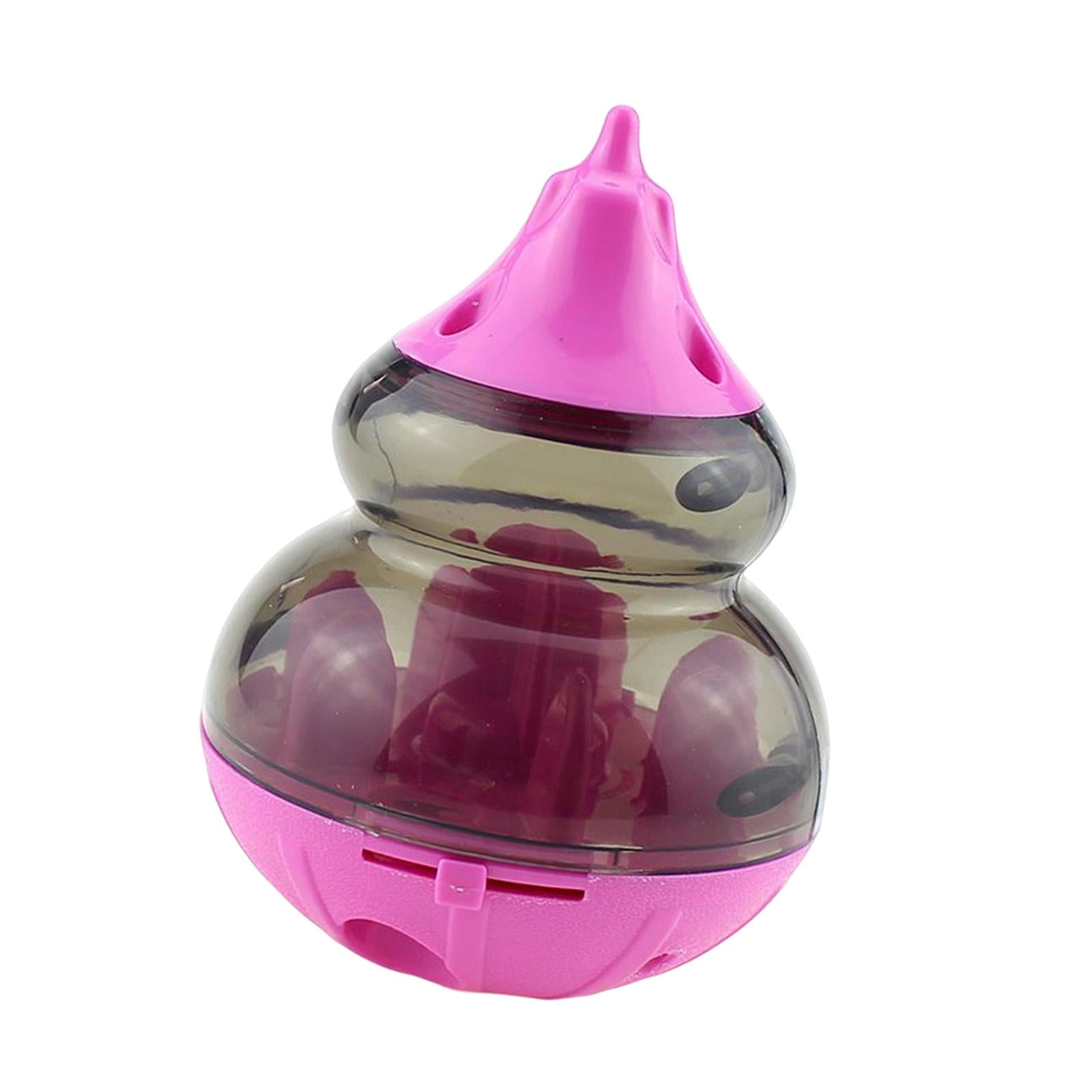 treat Toy Tumbler Ball, Pets Tumbler Leaking Food Toy Dog Puzzle Toy, Food Puzzles Ball for Dogs treat Ball for Slow Eating Pets Red