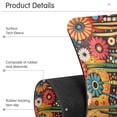 thumbnail image 4 of Yayeee Faucet Mat for Kitchen Sink 14.7" Diatomite Long Splash Guard Pad, Red Colorful Flowers with Dots, 4 of 7