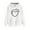 White, variant on DDAPJ pyju Womens Heart Print Hoodie 2023 Fall Fashion,Loose Casual Drawstring Pullover Hoodie for Cat Lover Oversized Long Sleeve Hooded Sweatshirt with Kangaroo Pocket