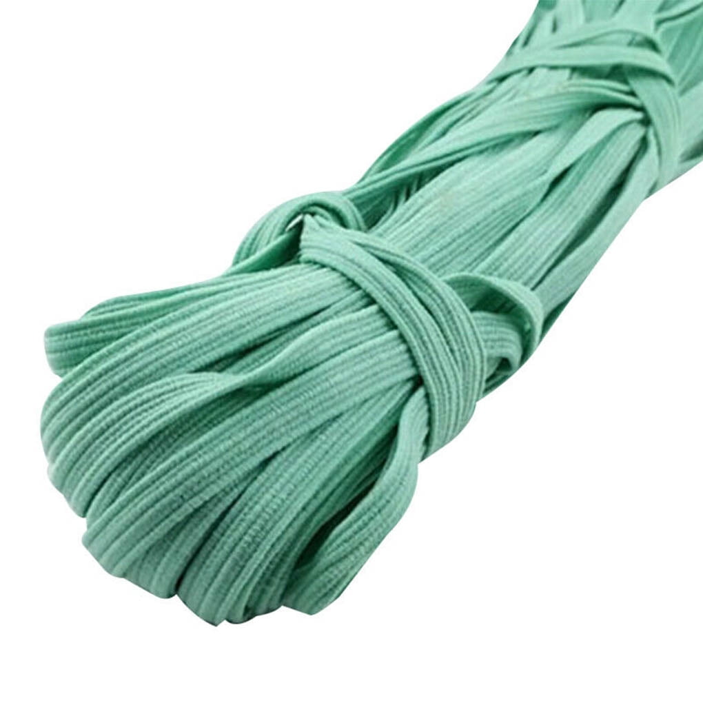 6mm 30 Meter Elastic Band Clothes Pants Sewing Repairing DIY Solid