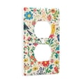 thumbnail image 2 of Yayeee Duplex Wall Plate 1-Gang 4.5"x2.7" Home Receptacle Light Switch Decorative Outlet Cover, Cartoon Animals, 2 of 7