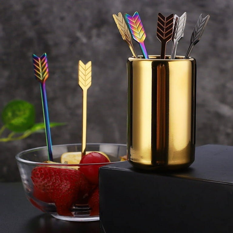 Stainless Steel Coffee Stirrers Reusable Cocktail Stirrer Drink