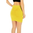 thumbnail image 3 of Vivian's Fashions Skirt - Cotton Mini Skirt (Junior and Junior Plus Sizes), 3 of 3