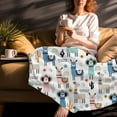 thumbnail image 5 of Llama Blanket Merch Soft Cozy Flannel Alpaca Throw Blankets Room Decor Bedding Gifts for Girls Boys Kids Women Adults 80"x60", 5 of 7