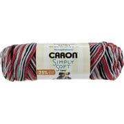 Caron Simply Soft Camo Yarn 12/Pk-Red Camo