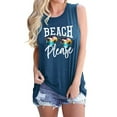 thumbnail image 3 of YI XIANG RAN Summer Beach Tanks for Women Sunglasses Beach Tank Tops Sleeveless Hawaiian Vacation Shirts, 3 of 6