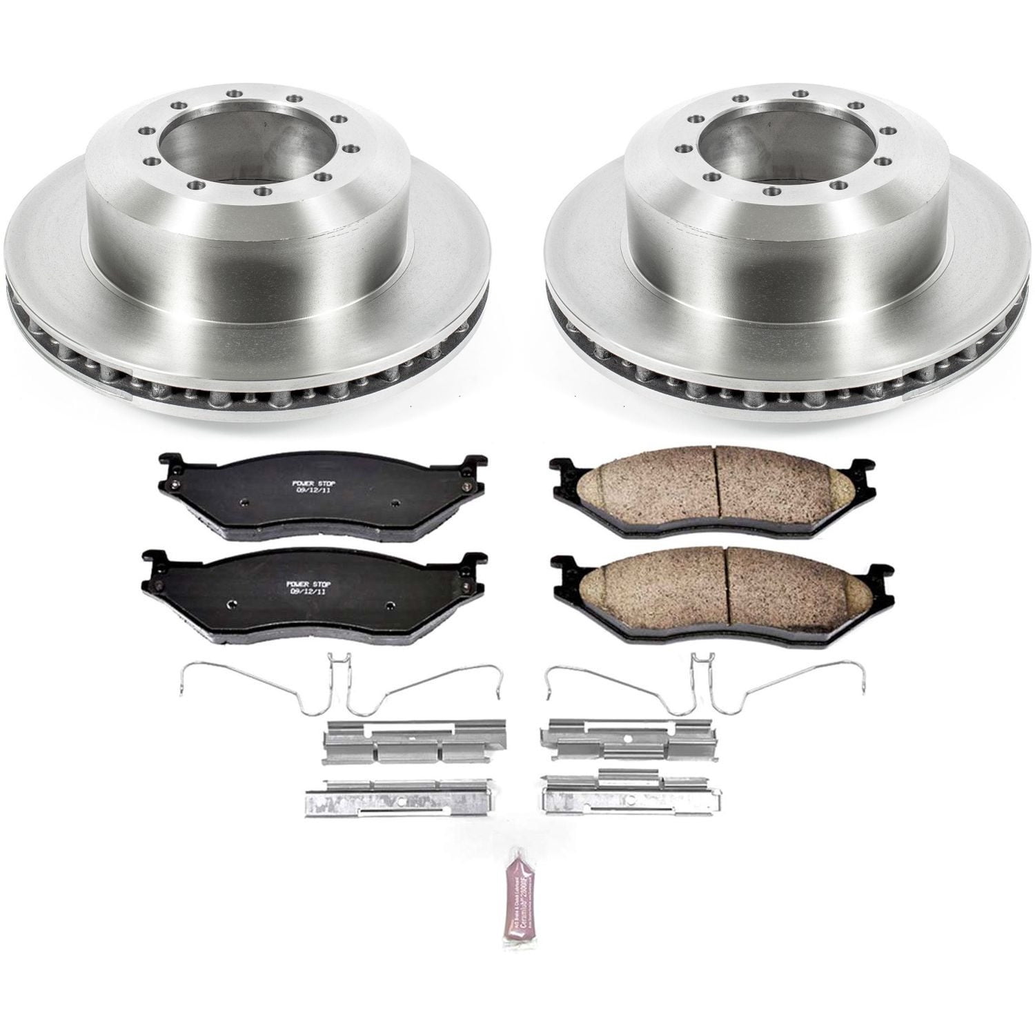 PowerStop Front and Rear Stock Replacement Brake Pad and Rotor Kit Fits: FORD Select Models KOE8177