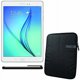 thumbnail image 1 of Paquete de tableta Samsung Galaxy Tab A de 9,7 pulgadas (16 GB, blanco) SMT-550 + estuche acolchado de 10,1 'para tableta + lápiz capacitivo universal para tabletas, 1 of 2