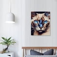 thumbnail image 3 of Nawypu Cat Canvas Print Cat Hanging Wall Art Funny Pet Home Decor Poster Print, 3 of 4