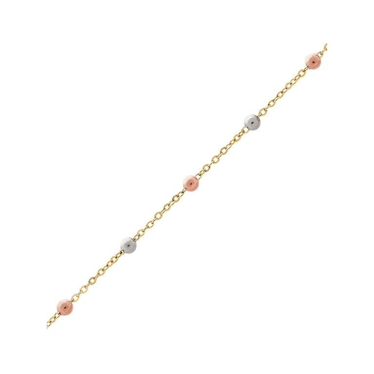 Brilliance Fine Jewelry 10K Yellow and Pink Gold with Rhodium