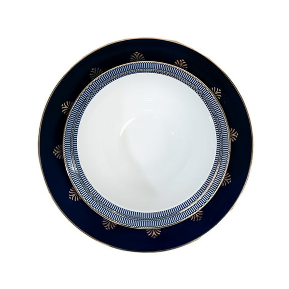 Ozarke Luxury Raven Dining Set, Fine Bone China (Set of 12)