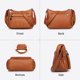 thumbnail image 4 of Bolso bandolera VOLGANIK ROCK de piel sintética suave para mujer, 4 of 6