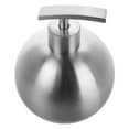 thumbnail image 5 of EXHUMKY BERTDOMD 304 Stainless Steel Bathroom Kitchen Liquid Lotion Dispenser Silver Round Modern Design Leak Proof 5.1×3.9×3.9in, 5 of 5