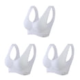 thumbnail image 1 of Bralette Sexy Qarigey Sujetador Sin Aros Cómodo Transpirable Blanco M, 1 of 6