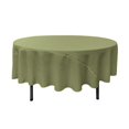 thumbnail image 1 of LA Linen TCpop90R-SageDrkP39 Nappe en Popeline de Polyester Sauge Foncée - 90 Po. Ronde, 1 of 3