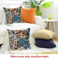 thumbnail image 4 of FCXZI Giraffe Bubbles Surrealism Pillow Case for Home Sofa Couch 20x20in, 4 of 5