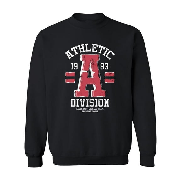 Athletic Division Vintage Design Sweatshirt Men -Image by Shutterstock, Male Large