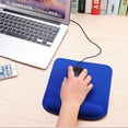 thumbnail image 4 of Ergonomic Square Mouse Pad with Wrist Support, Anti-slip Soft Sponge Gaming Mousepad w/ Wrist Rest, for Computer, Laptop, Office, Comfortable Memory Foam for Typing,8.27 x 9.06 in, 4 of 7