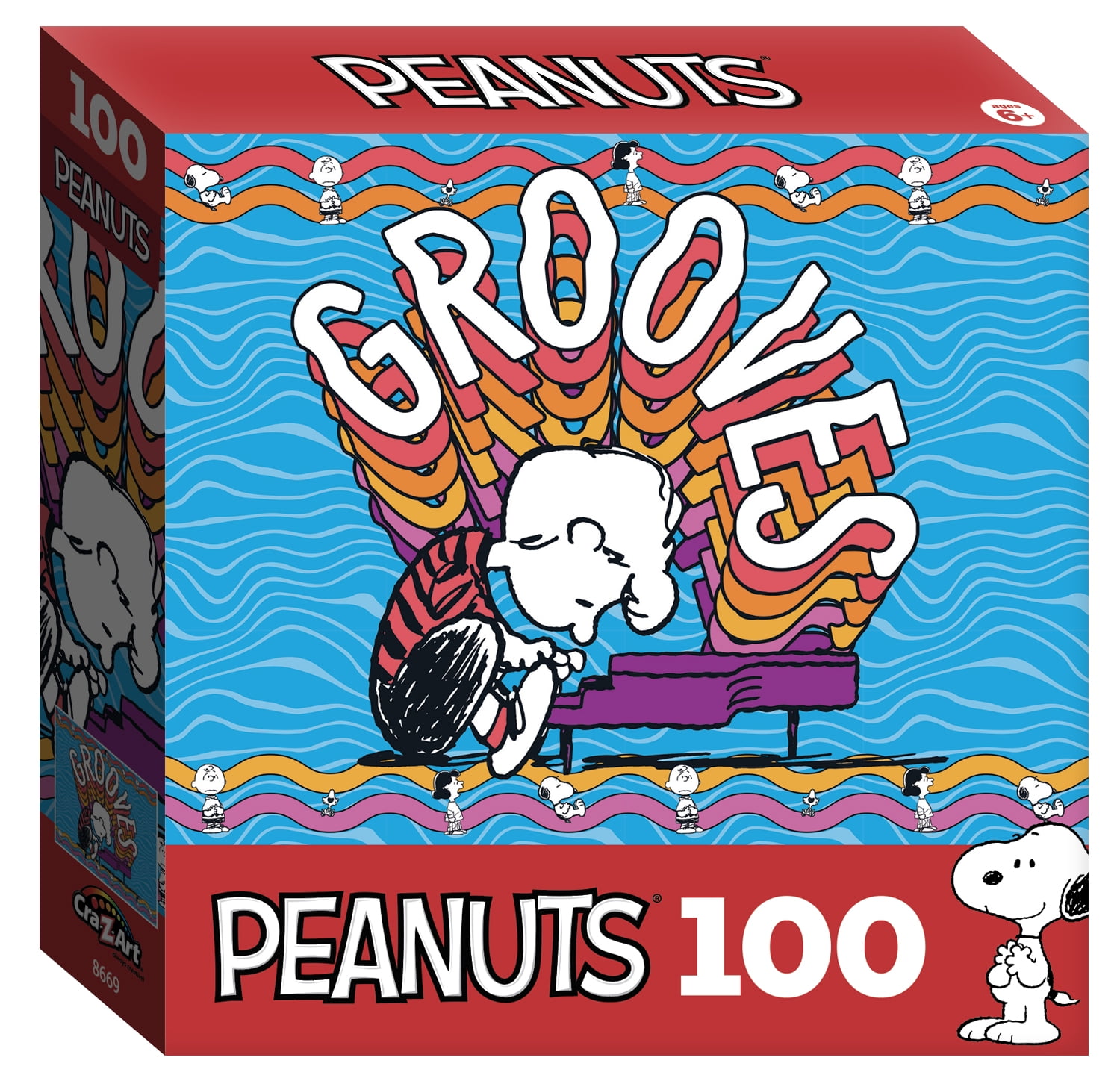 Cra-Z-Art Peanuts and Friends 100-Piece Grooves Child Jigsaw Puzzle