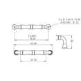thumbnail image 2 of Richelieu BP74076180 3" Center To Center Handle Cabinet Pull From The Expression, 2 of 2