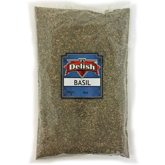 Basil Leaves All Natural by Its Delish, 8 Oz Bag