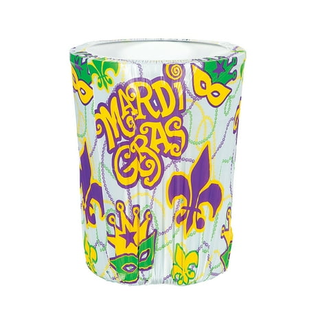 Mardi Gras Trash Can Cover - Party Decor - 1 Piece