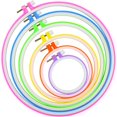 thumbnail image 1 of 6 Pieces Embroidery Hoops  Plastic Cross Stitch Hoop Ring 3.4-10.2 Inch (Multicolor) for Embroidery and Cross Stitch, 1 of 4