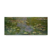 Trademark Fine Art 'Water Lilies I' Canvas Art by Claude O. Monet