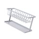 thumbnail image 3 of GOOHOCHY Escurridor de fregadero de doble capa, soporte de almacenamiento para encimera, organizador de cocina para esponja, mano, baño, bola (gris), 3 of 8