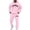 Pink, variant on Track Suits for Men Set Hoodies and Joggers Set Sweatshirt and Sweatpant Casual Outfits with Pockets