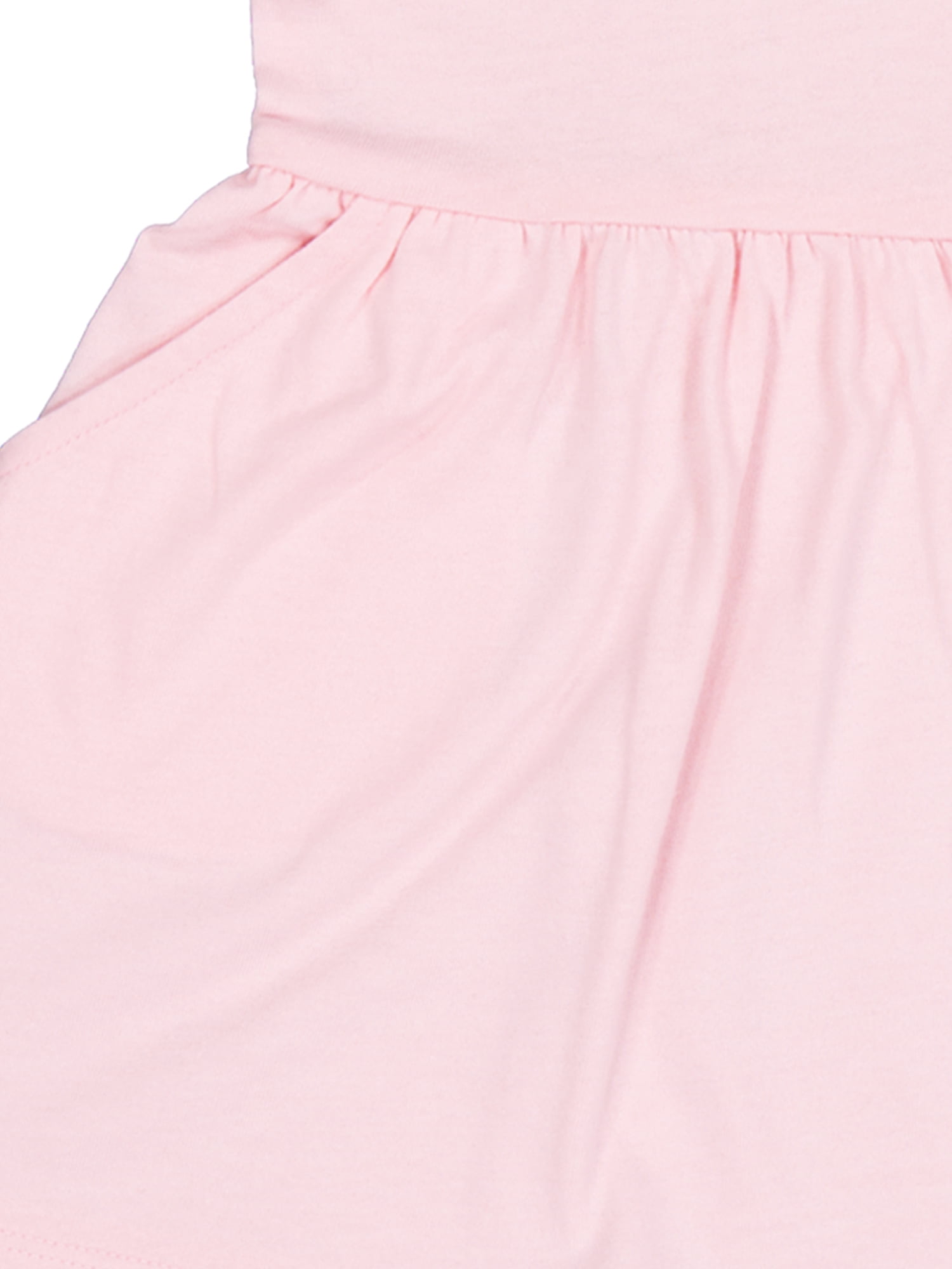 Wonder Nation Toddler Girl Short Sleeve Play Dress, Sizes 12M-3T