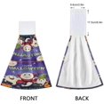 thumbnail image 4 of SKYSONIC 2 PCS Kitchen Towels with Hanging Loop, Vintage Halloween Ghost Dish Towels for Kitchen, Absorbent Kitchen Hand Towels , 12"x17", 4 of 6