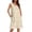 Floral Leaves, variant on Womens Cotton Nightgown Sleeveless Night Gown Cooling Nightshirts Organic Cotton Dress with Pockets