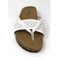 thumbnail image 4 of Victoria K Women's Laser Cut Out With Braided Thong Cork Sandals, 4 of 4