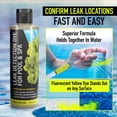 thumbnail image 2 of Pool Leak Detection Dye Kit - with 2 Precision Applicators - 75+ Tests - Superior Long Lasting UV Pool Dye Easily Locates Leaks - for All Pool, Spa, & Hot Tub Types - 8 OZ (Fluorescent Yellow), 2 of 9